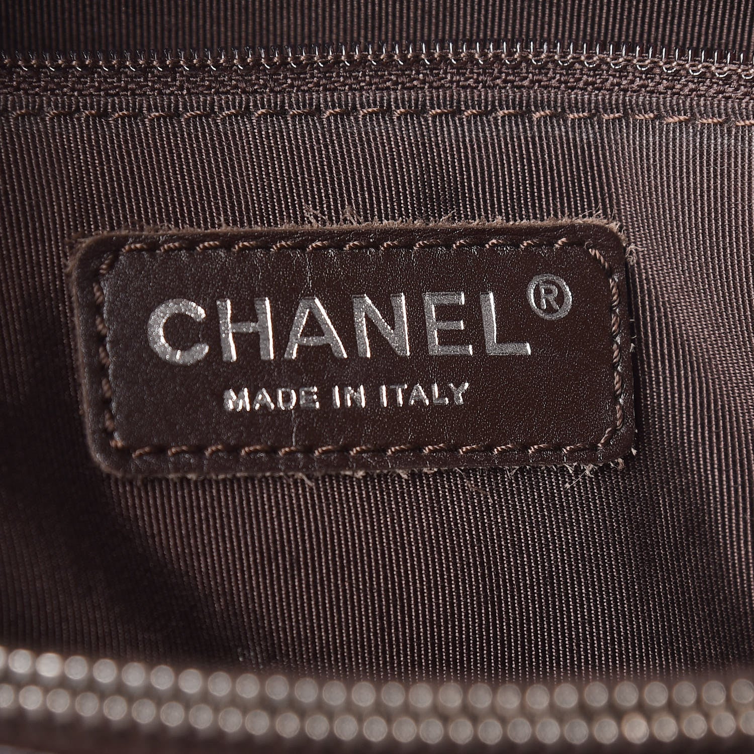 Chanel Caviar Quilted Grand Shopping Tote GST Dark Brown 8 of 26