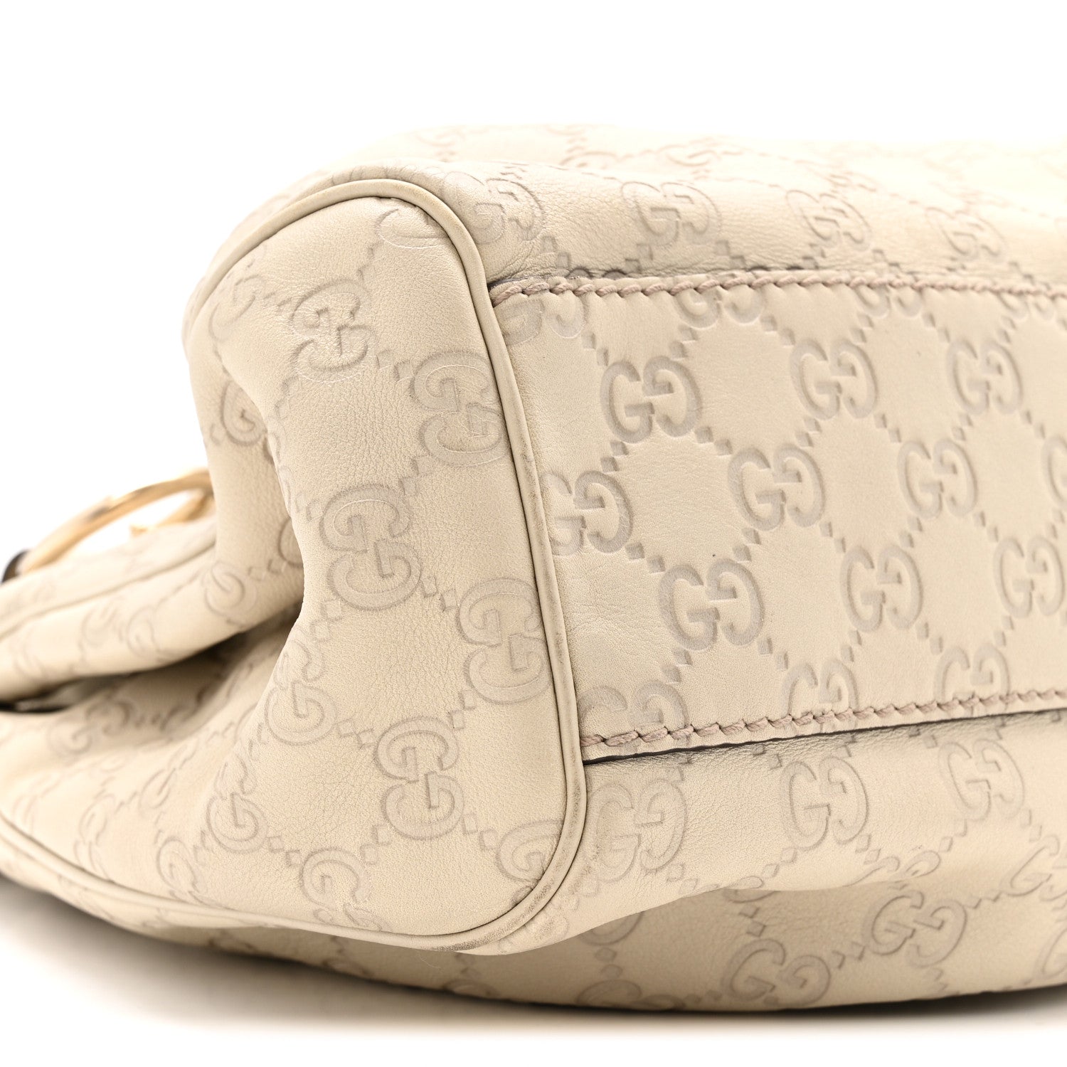 Gucci Guccissima Medium Sukey Tote Mystic White 9 of 15