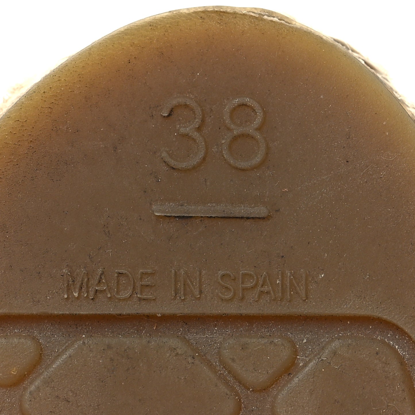 Lambskin Printed CC Espadrilles 38 Black White