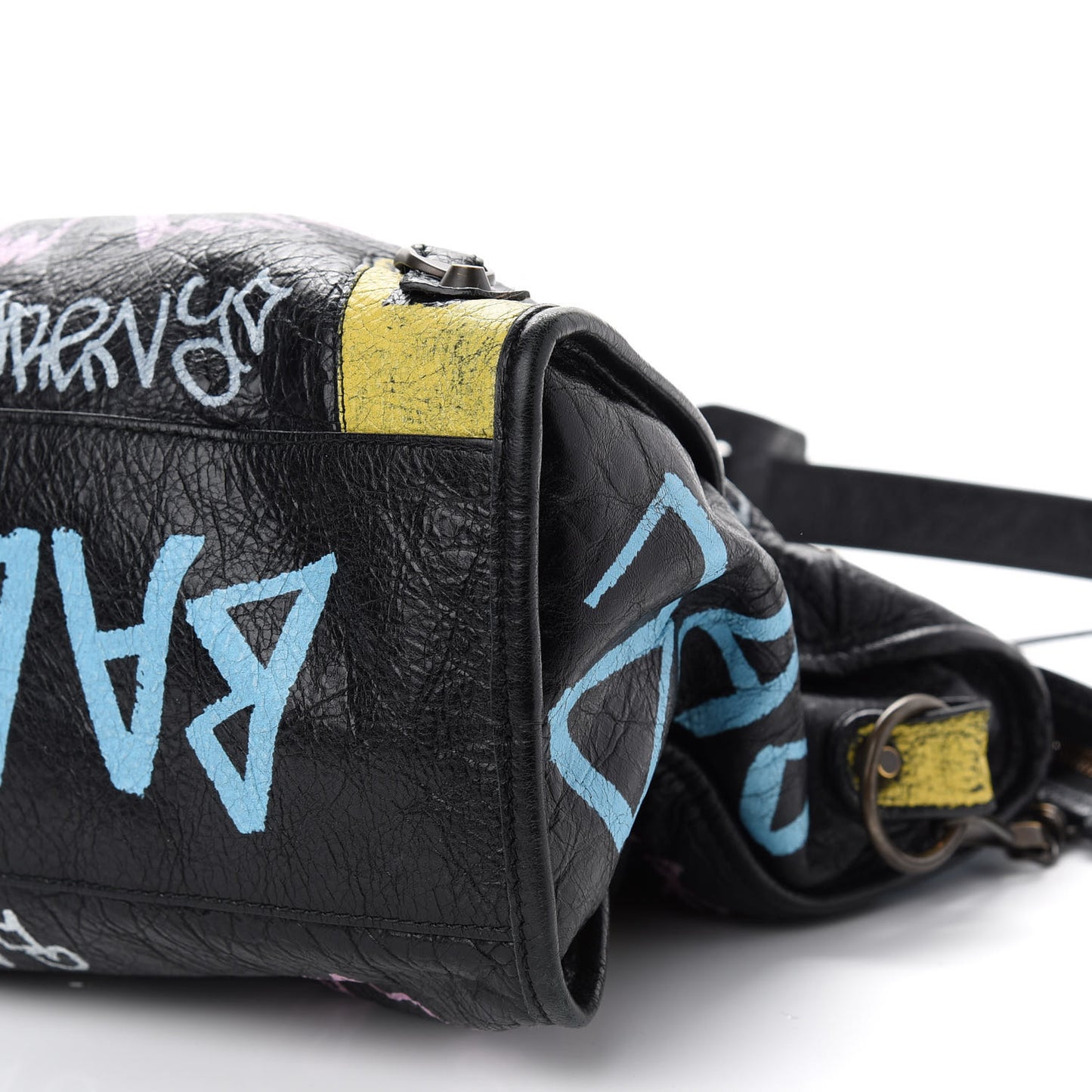 Agneau Graffiti All Over Classic Hardware City Black Multicolor