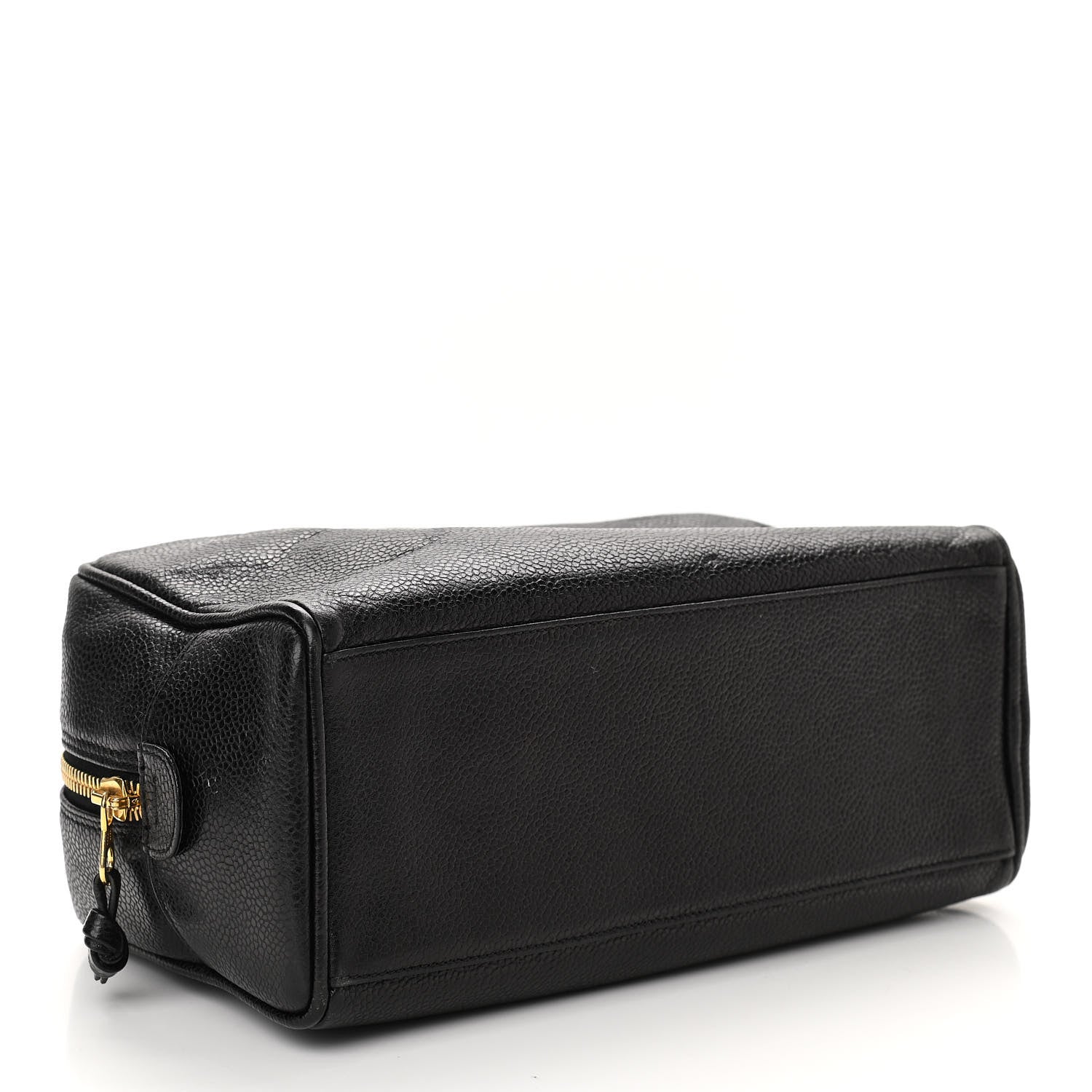Chanel Caviar Timeless CC Cosmetic Pouch Bag Black 4 of 7