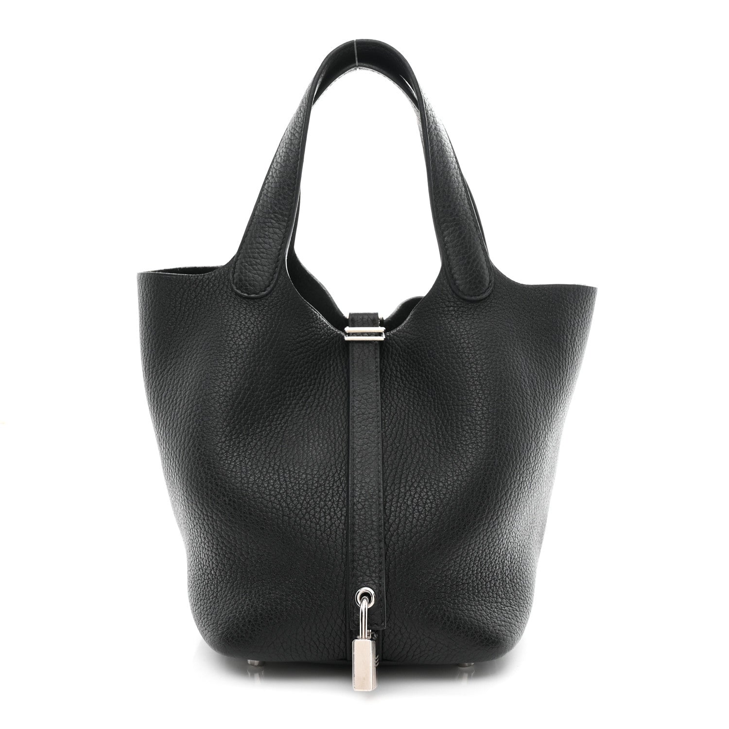 Hermes Taurillon Clemence Picotin Lock 18 PM Black Black 1 of 11