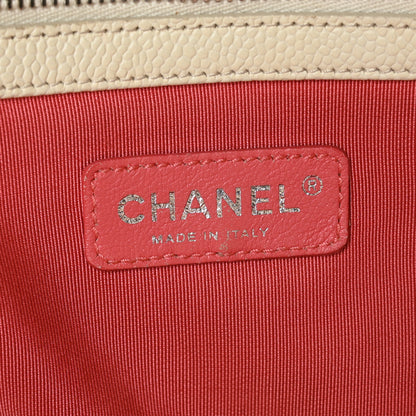 Chanel Caviar Ombre Large Shopping Tote White Rose 8 of 21