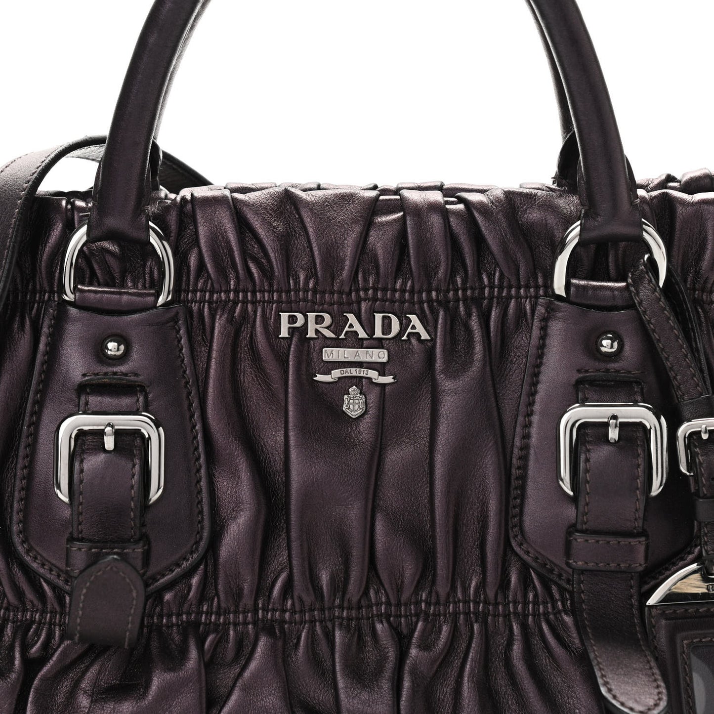 Nappa Gaufre Shopping Satchel Ribes