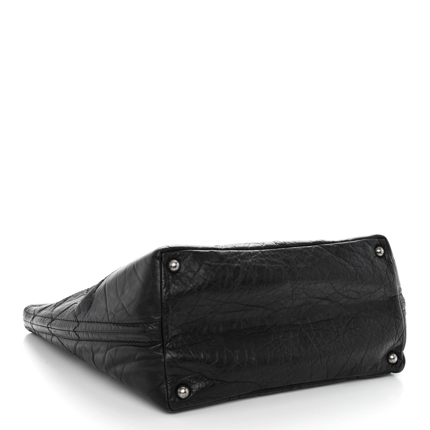 Chanel Calfskin Small Shopping in Moscow Tote Black 4 of 10