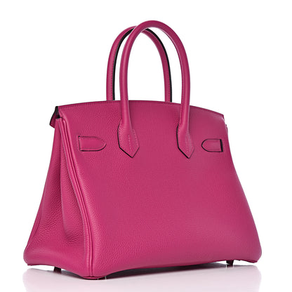 Hermes Togo Birkin 30 Rose Pourpre 3 of 13