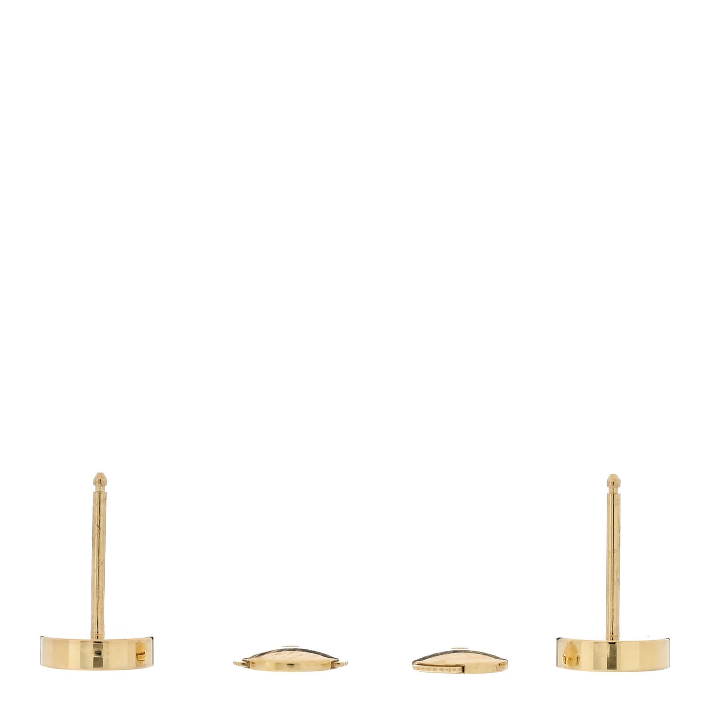 18K Yellow Gold LOVE Earrings