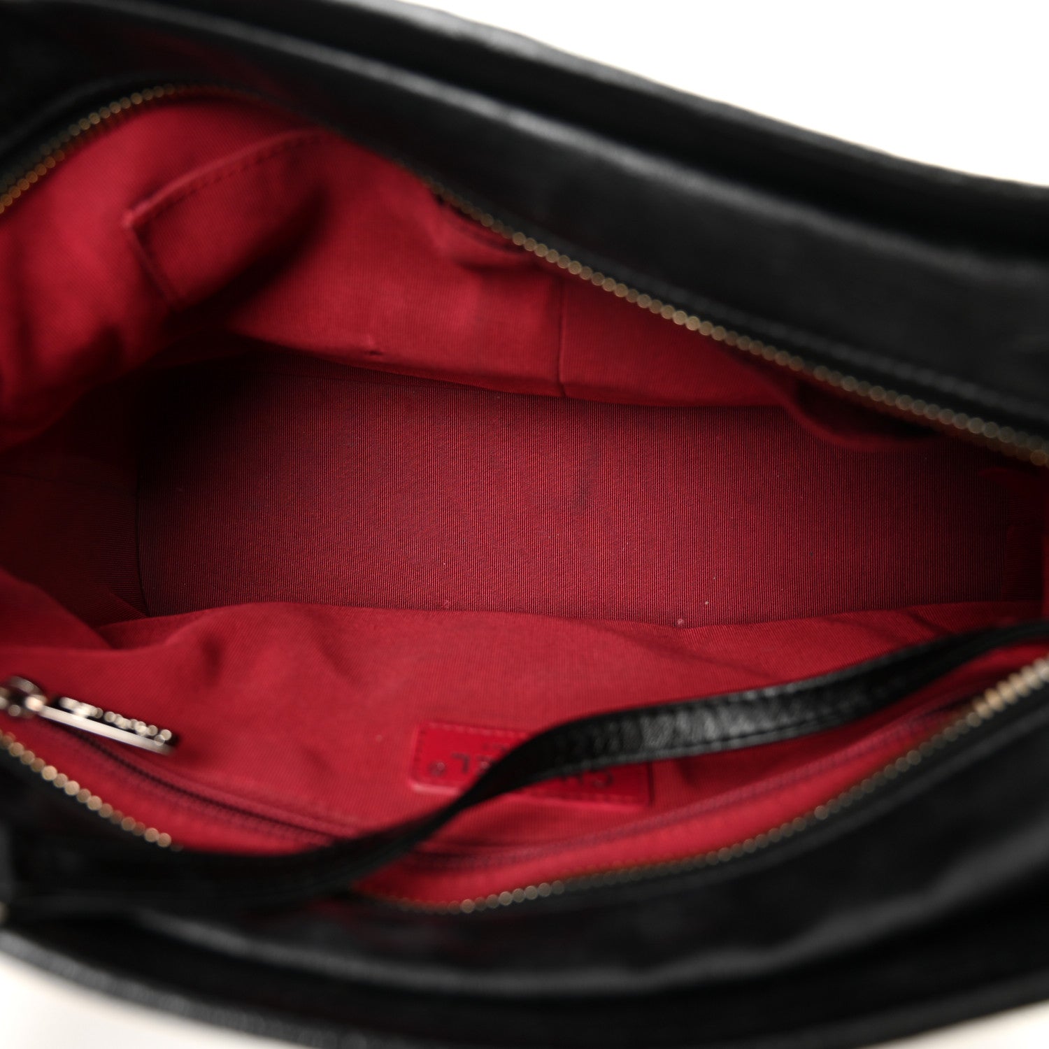 Chanel Aged Calfskin Quilted Medium Gabrielle Hobo Black 5 of 10