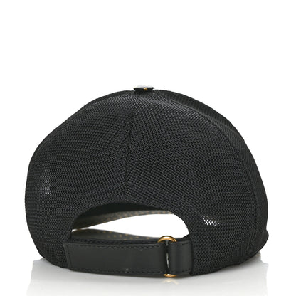 Gucci X SEGA Calfskin GUCCY Stars Baseball Hat L Black Gold 5 of 8