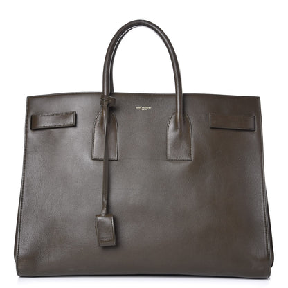Saint Laurent Calfskin Large Sac De Jour Carryall Mousse 1 of 17