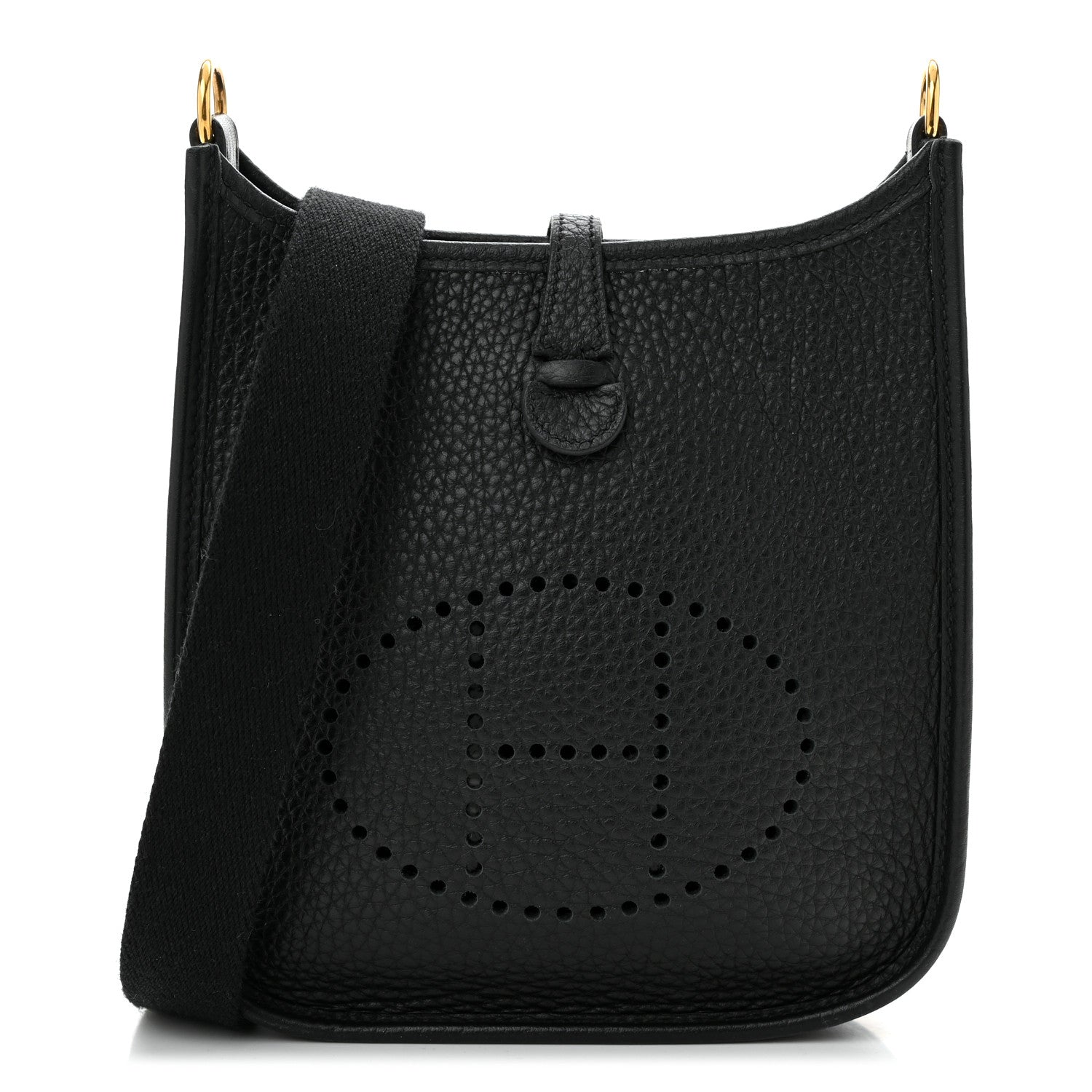 Hermes Taurillon Clemence Evelyne TPM Black 1 of 10