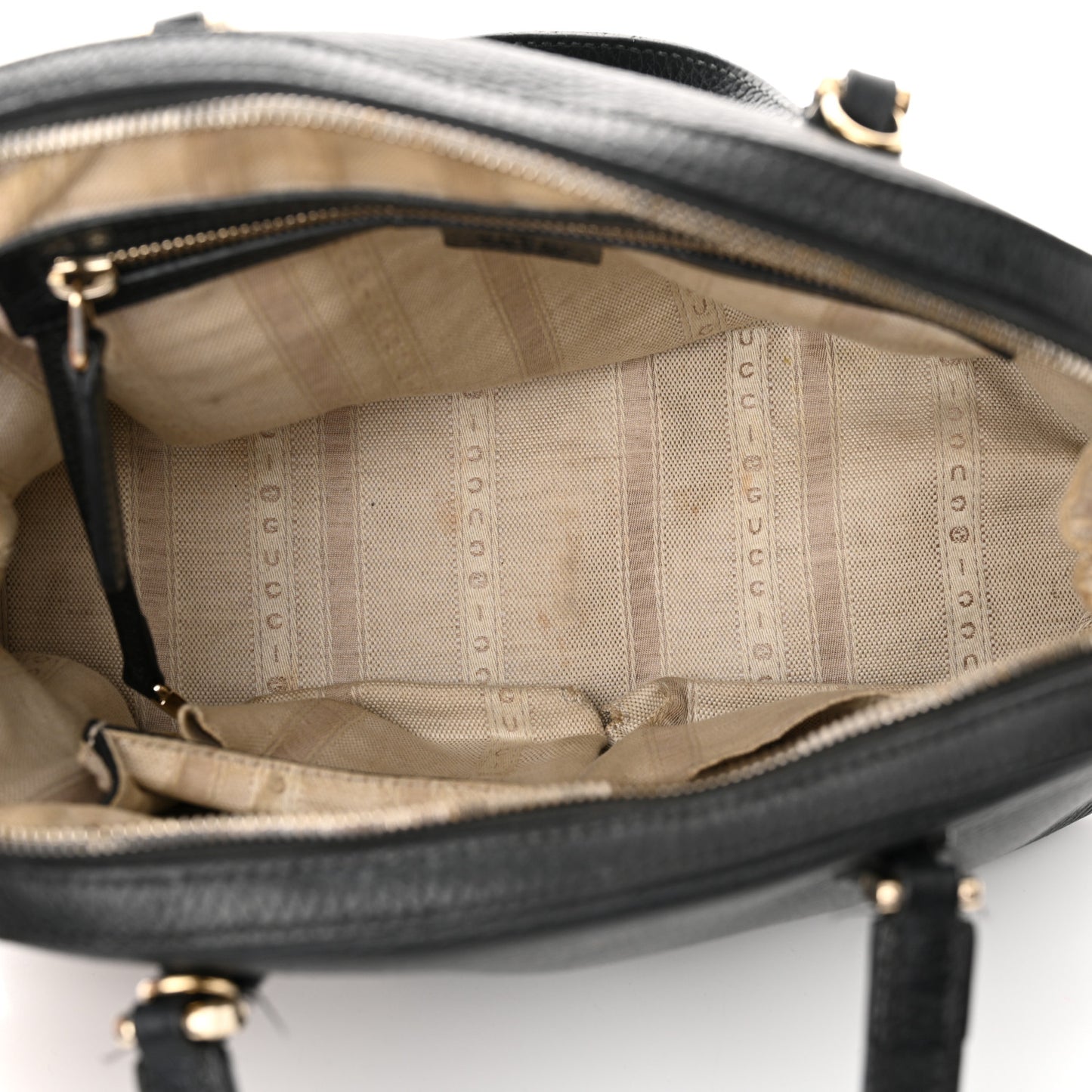 Dollar Calfskin Dome Bag Black