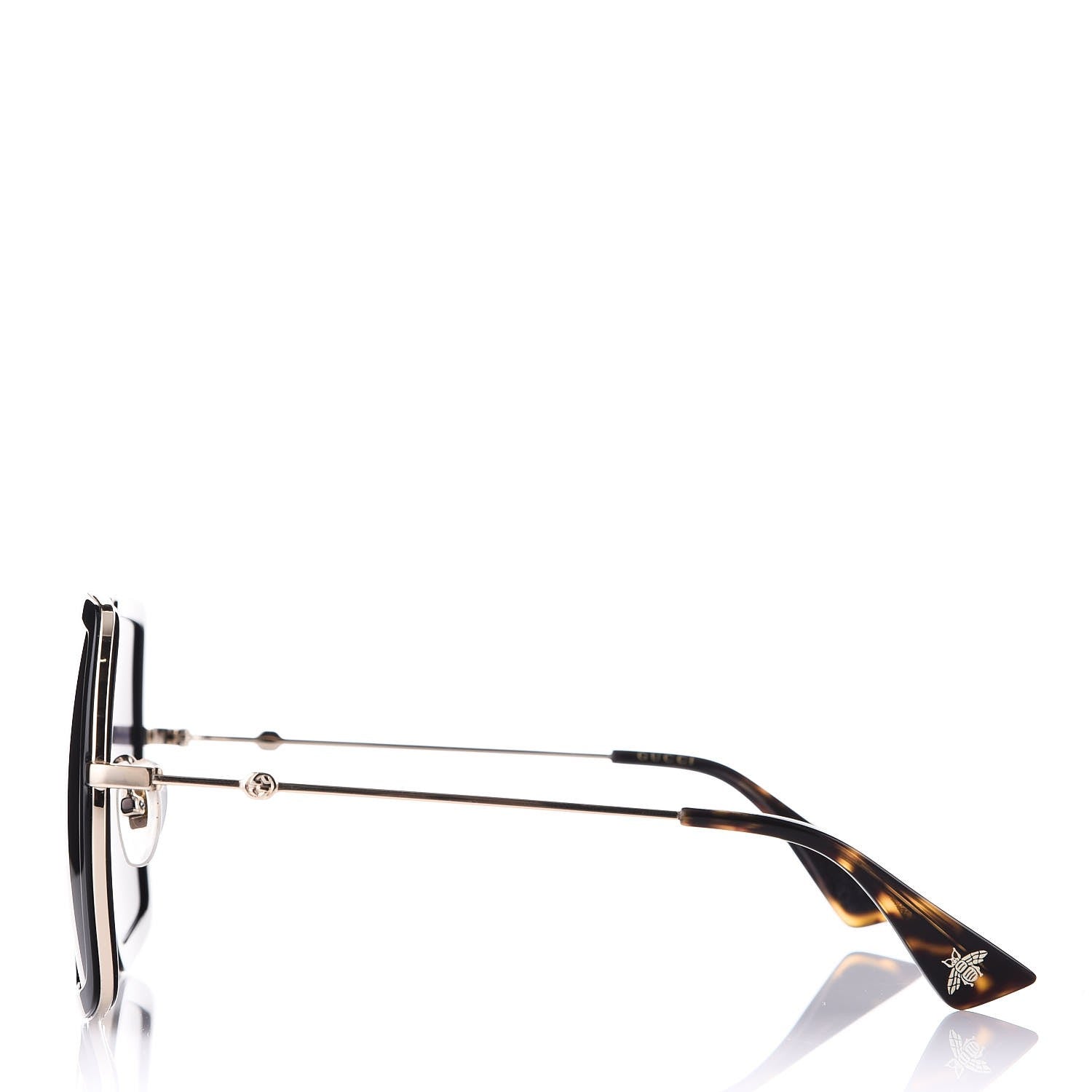 Gucci Square Frame GG0106S Sunglasses Black 3 of 8