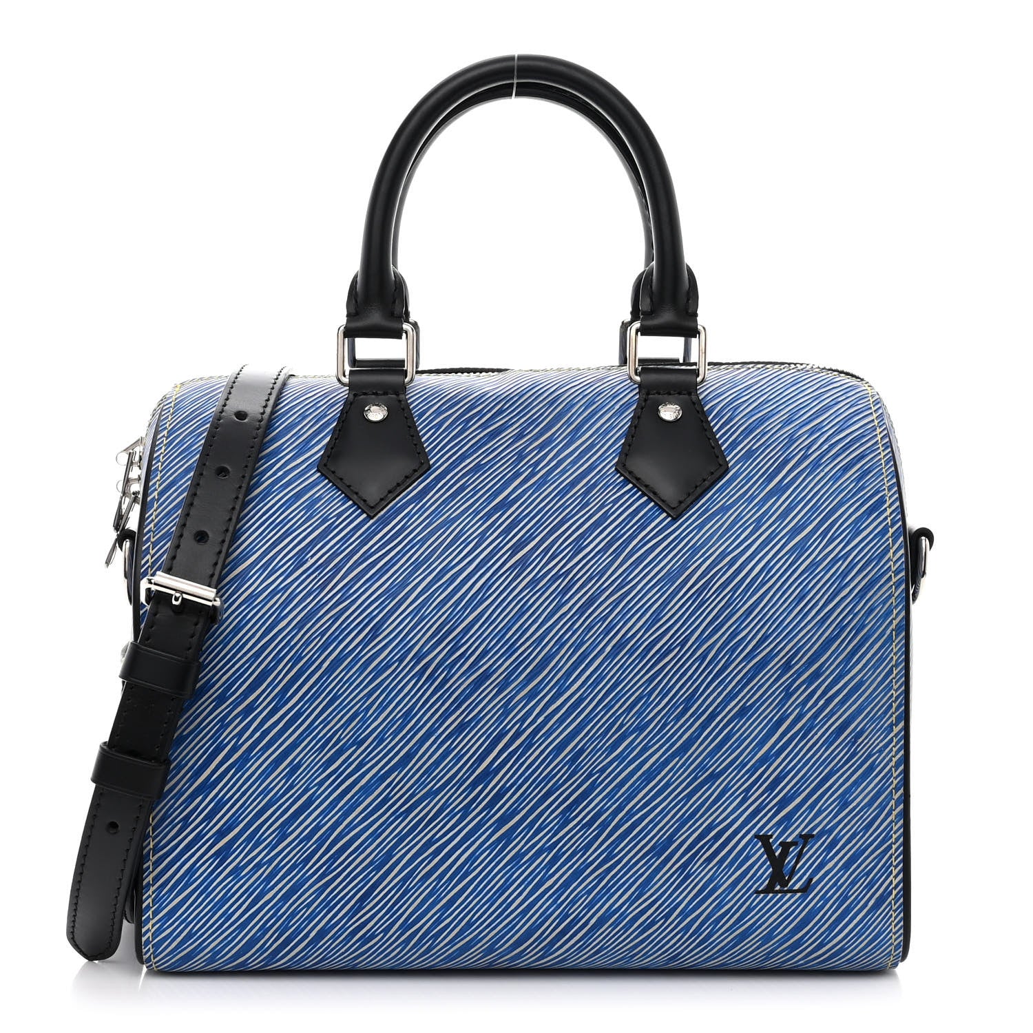 Louis Vuitton Epi Speedy Bandouliere 25 Denim Light 1 of 12
