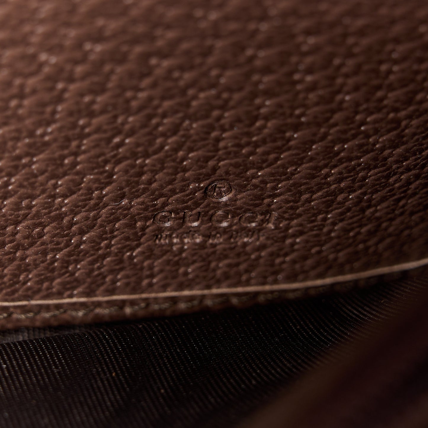 GG Supreme Monogram Web Ophidia Continental Wallet Brown