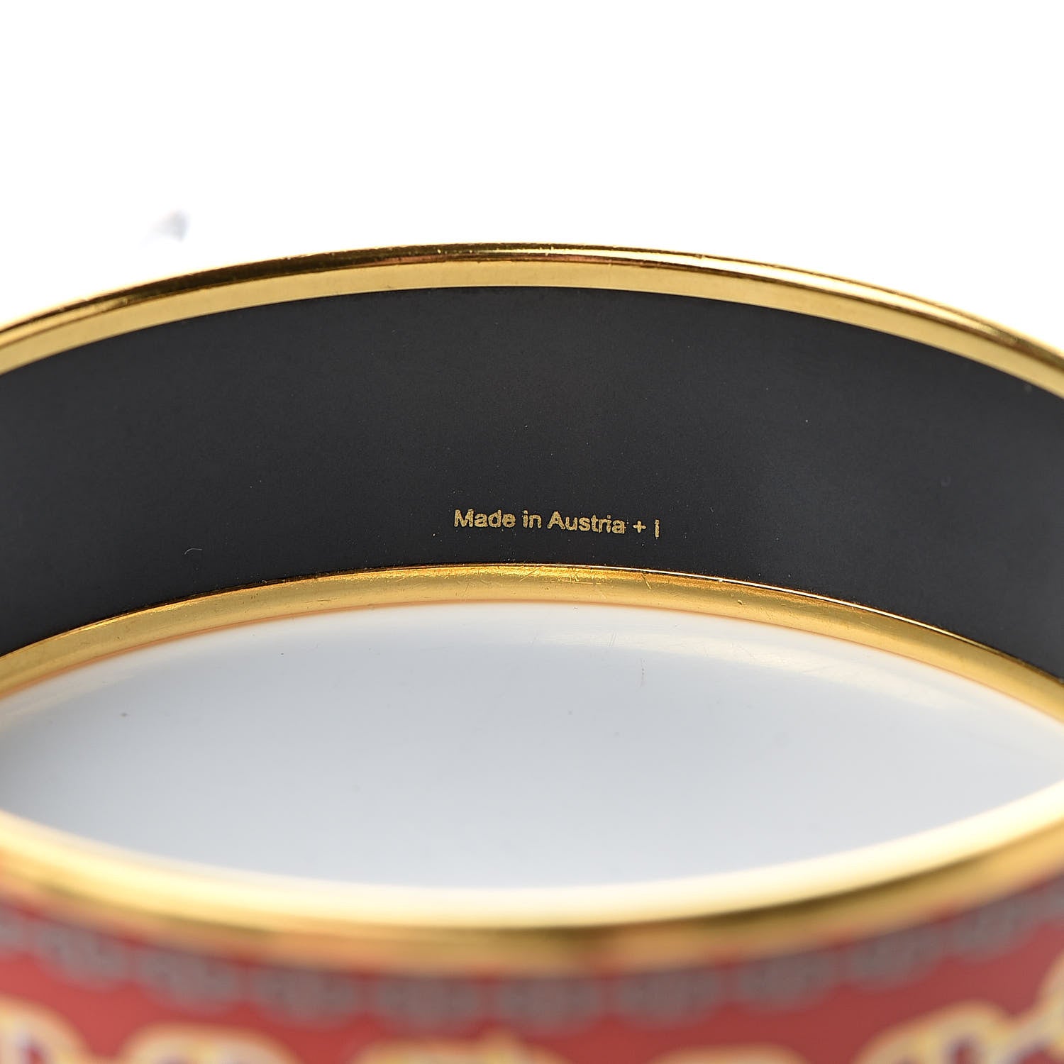Hermes Enamel Printed Wide Chaine d'Ancre Bracelet 70 5 of 6