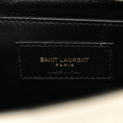 Saint Laurent Crinkle Cotton Patchwork Monogram Medium Jamie Vanilla Ice 6 of 11