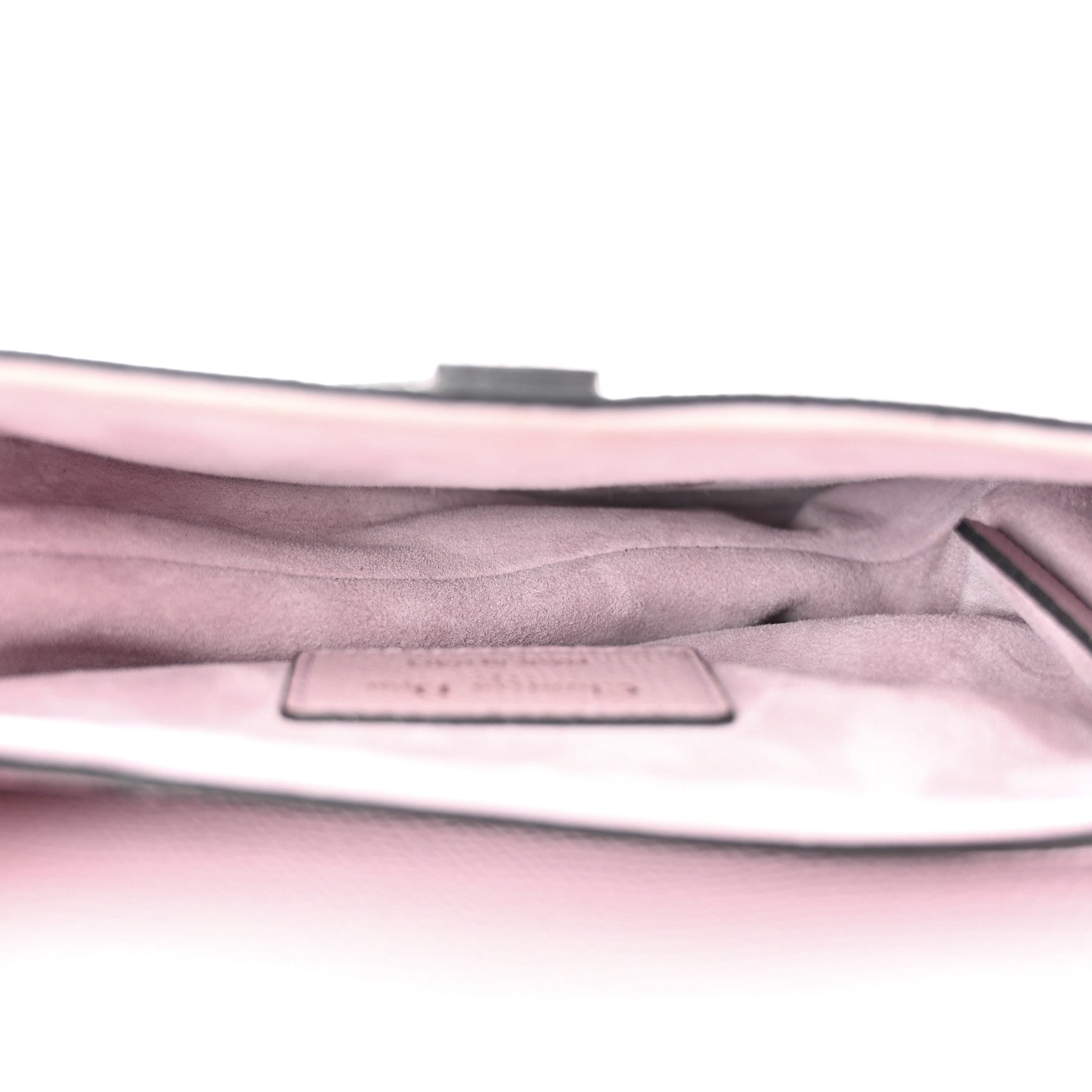 Christian Dior Grained Calfskin Mini Saddle Bag Light Pink 5 of 10