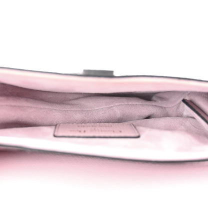 Christian Dior Grained Calfskin Mini Saddle Bag Light Pink 5 of 10