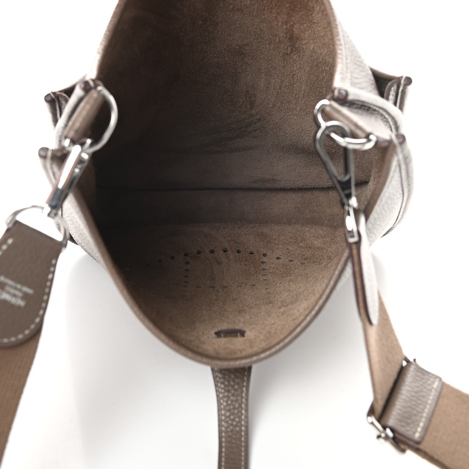 Hermes Taurillon Clemence Evelyne III PM Etoupe 5 of 13