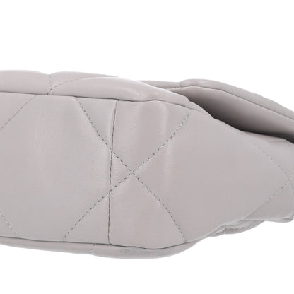 Chanel Lambskin Quilted Medium Chanel 19 Flap Grey 10 of 10