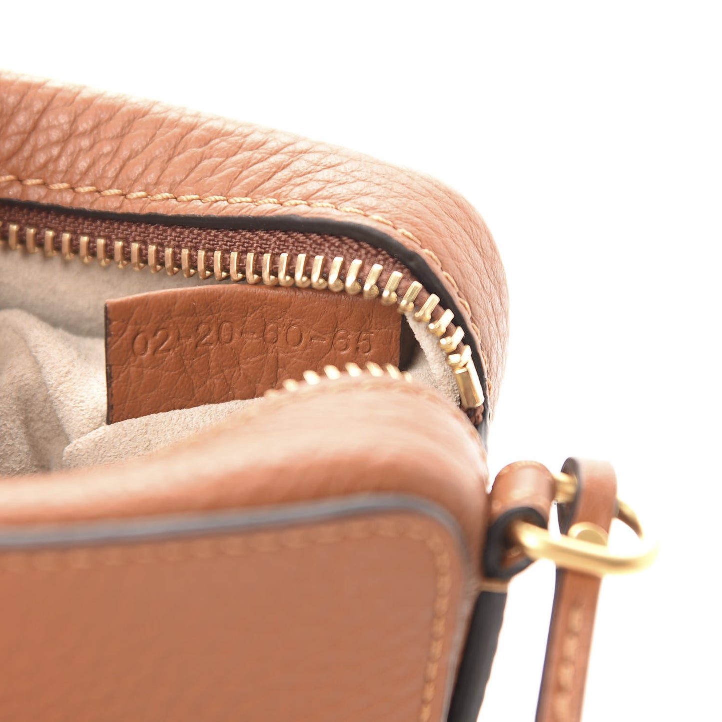 Calfskin Mini Marcie Crossbody Bag Tan