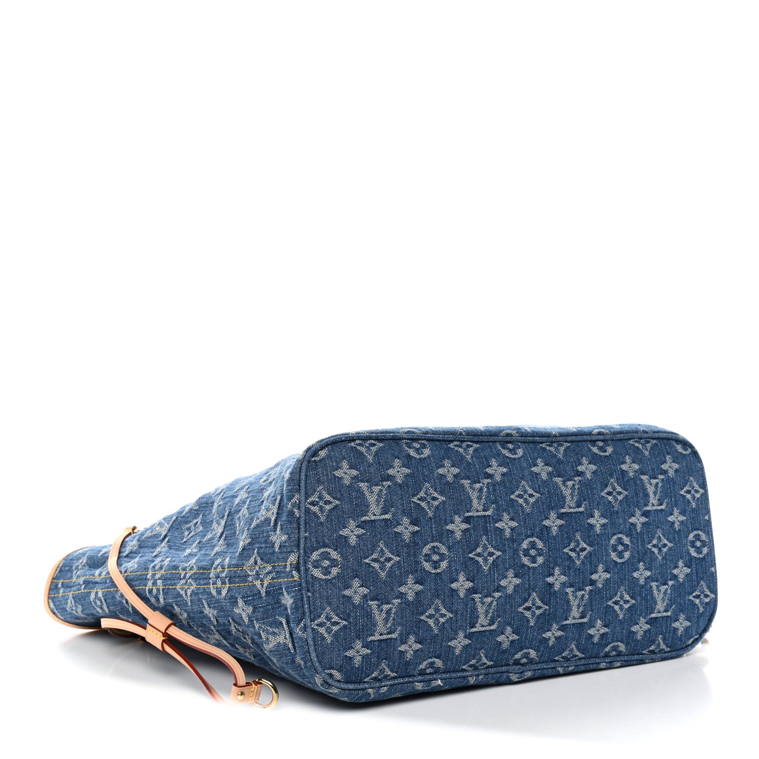 Louis Vuitton Monogram Denim Neo Neverfull MM Blue 1854586