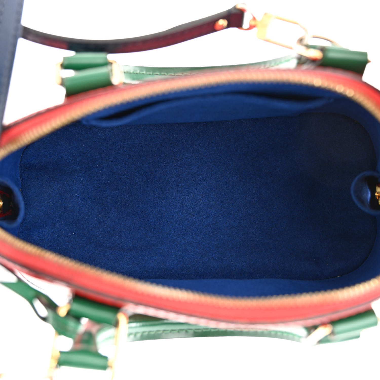 Louis Vuitton Epi Tri-Color Alma BB Castillan Red Toledo Borneo 5 of 14