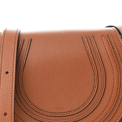 Chloe Calfskin Mini Marcie Round Crossbody Bag Tan 9 of 11