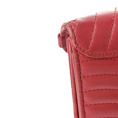 Louis Vuitton Calfskin New Wave Compact Wallet Rouge 9 of 14