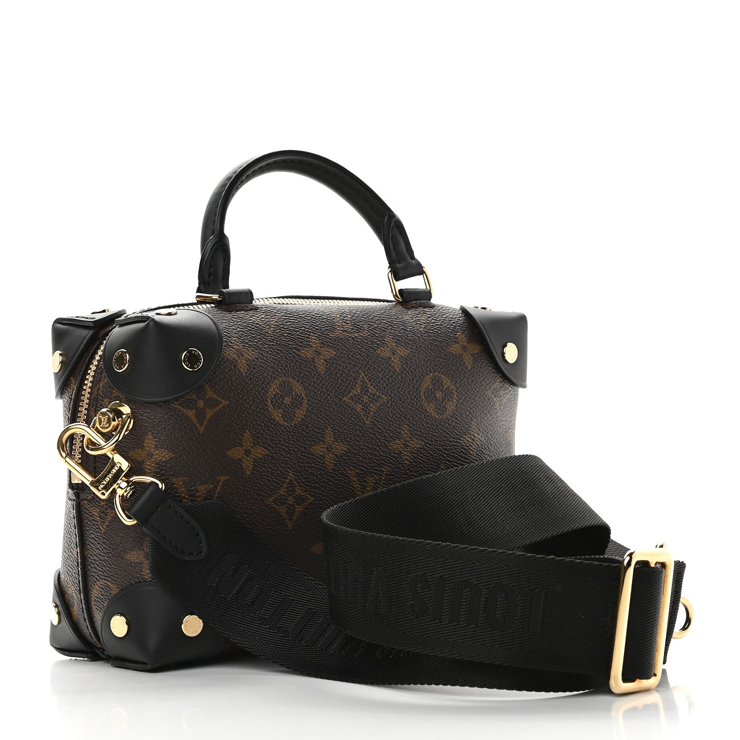 Louis Vuitton Monogram Petite Malle Souple Black 3 of 8
