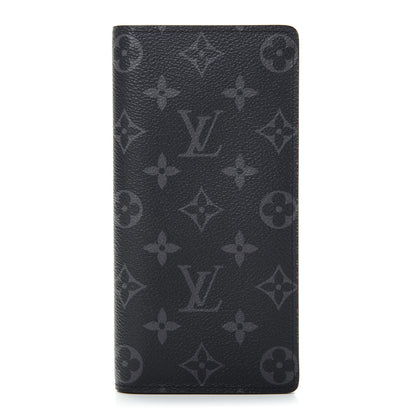 Louis Vuitton Monogram Eclipse Brazza Wallet 1 of 7