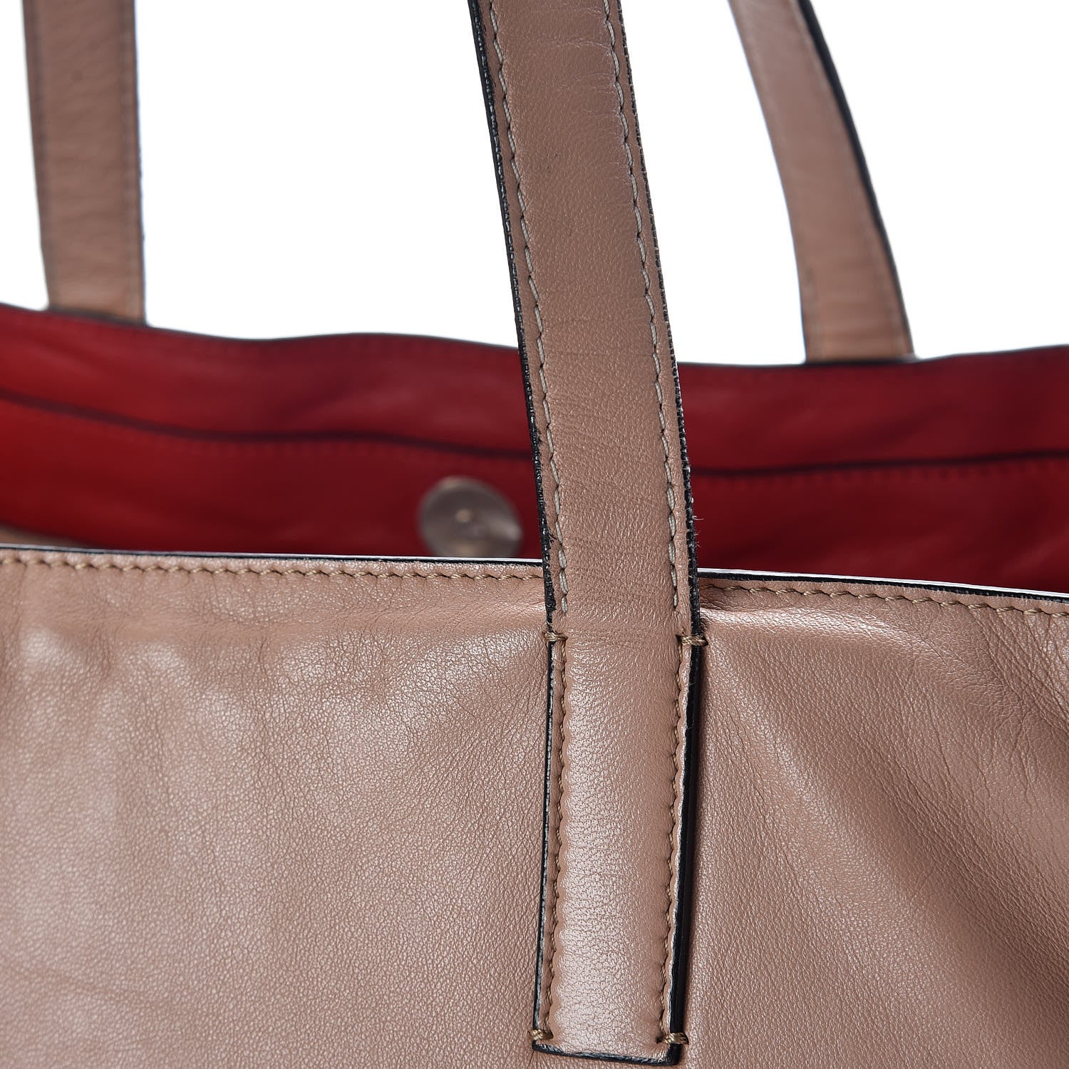 Valentino Garavani Nappa Medium Rockstud Soft Tote Soft Noisette 16 of 18