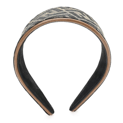 Fendi Canvas FF Logo Headband Tobacco 1 of 5
