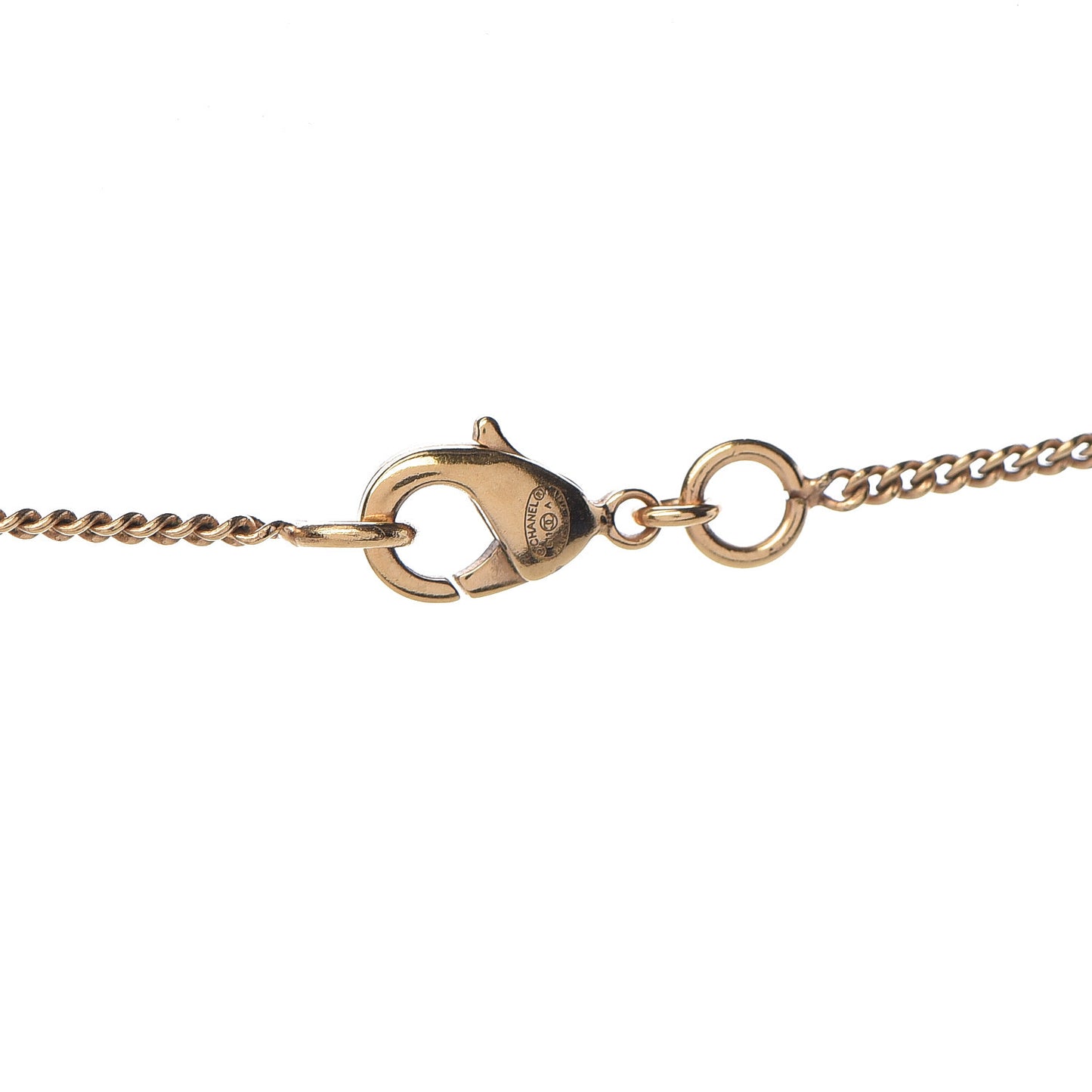 CC Pendant Necklace Gold