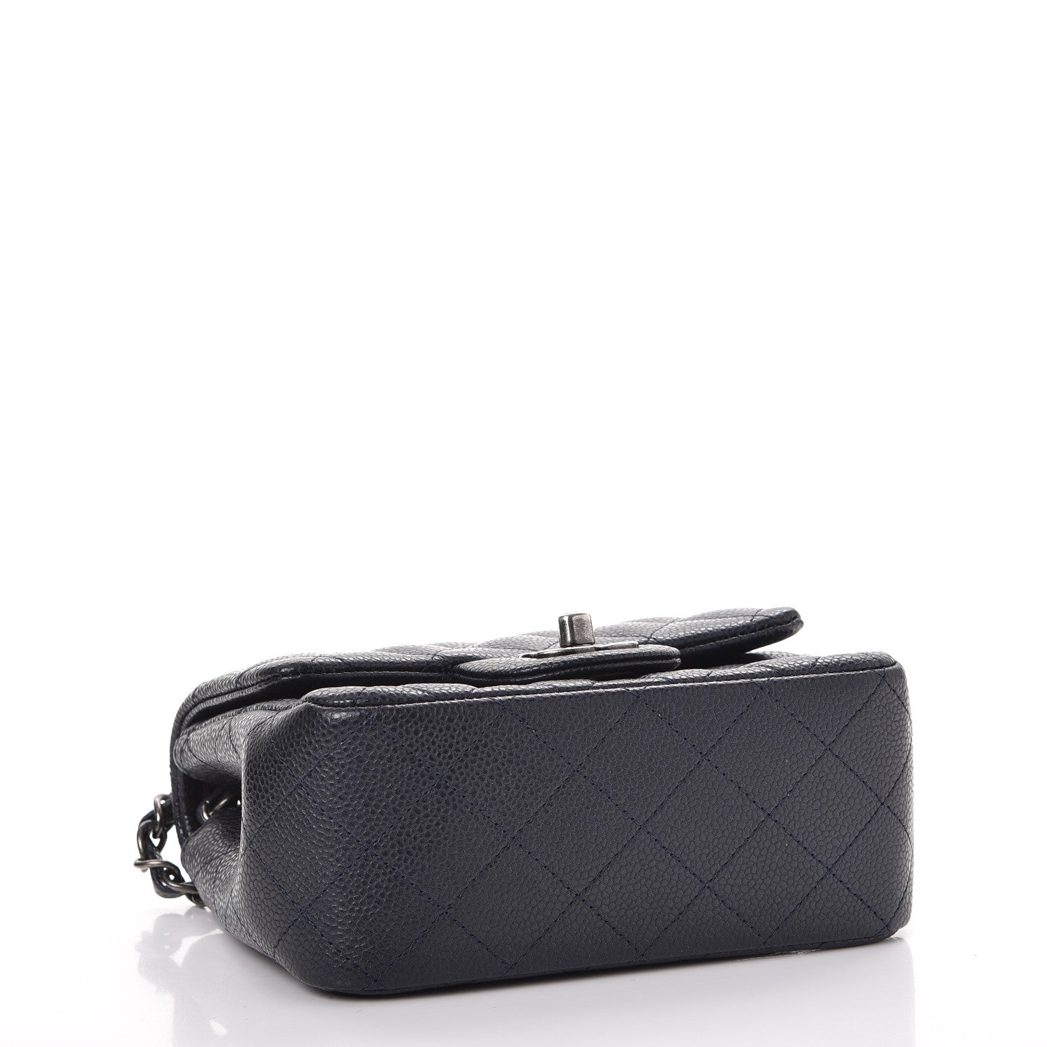 Chanel Caviar Quilted Mini Square Flap Navy 4 of 8