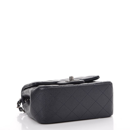 Chanel Caviar Quilted Mini Square Flap Navy 4 of 8