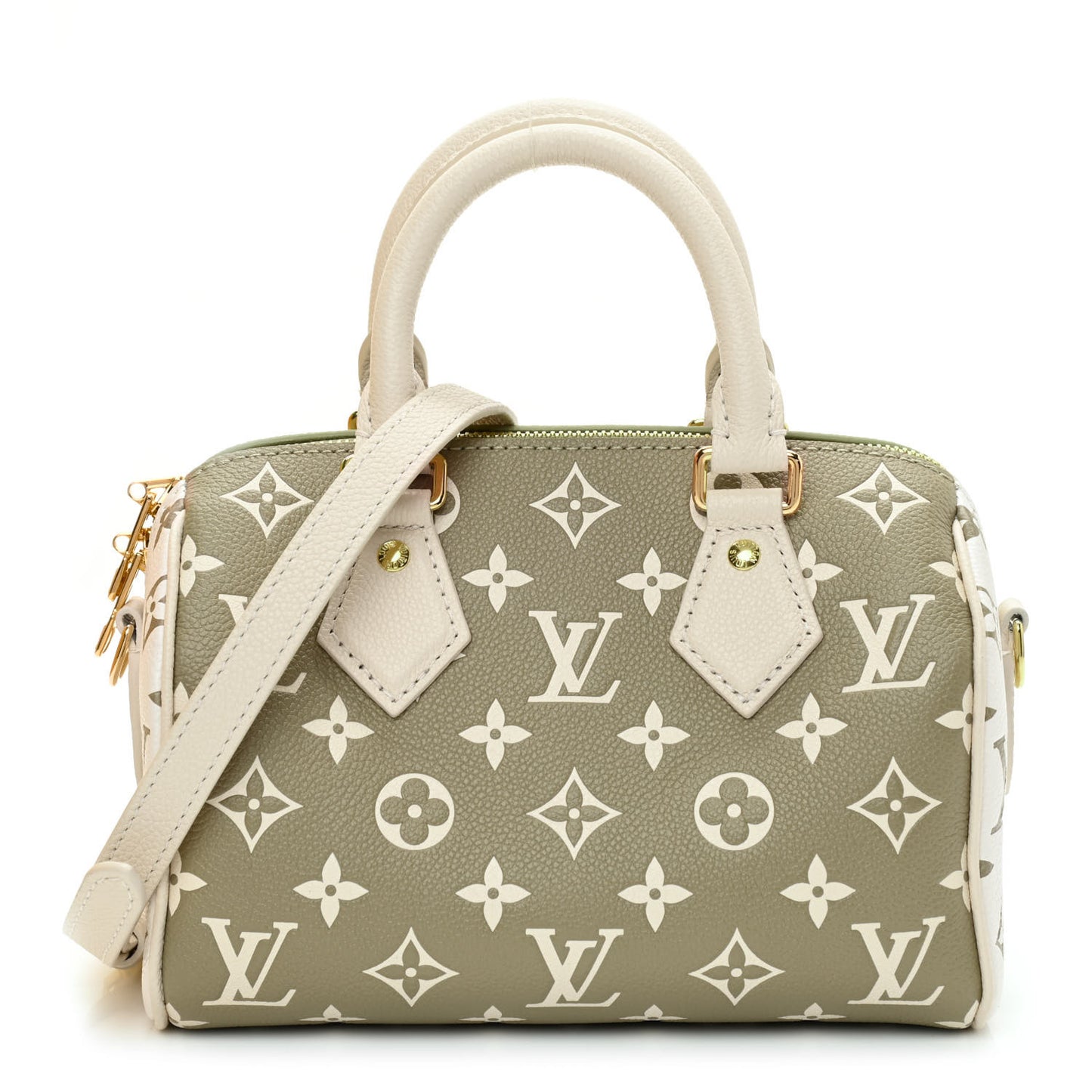Empreinte Monogram Spring in the City Speedy Bandouliere 20 Kaki Beige Cream