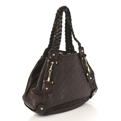 Gucci Guccissima Small Pelham Shoulder Bag Chocolate 3 of 10