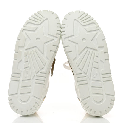 Christian Dior Laminated Calfskin Dior-ID Platform Sneakers 37.5 Off White Gold 5 of 9