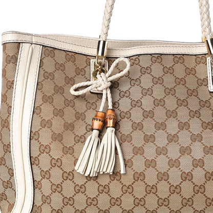 Gucci Monogram Medium Bella Tote Off White 13 of 13