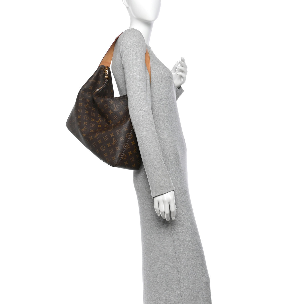 Louis Vuitton Monogram Slouchy MM 2 of 9