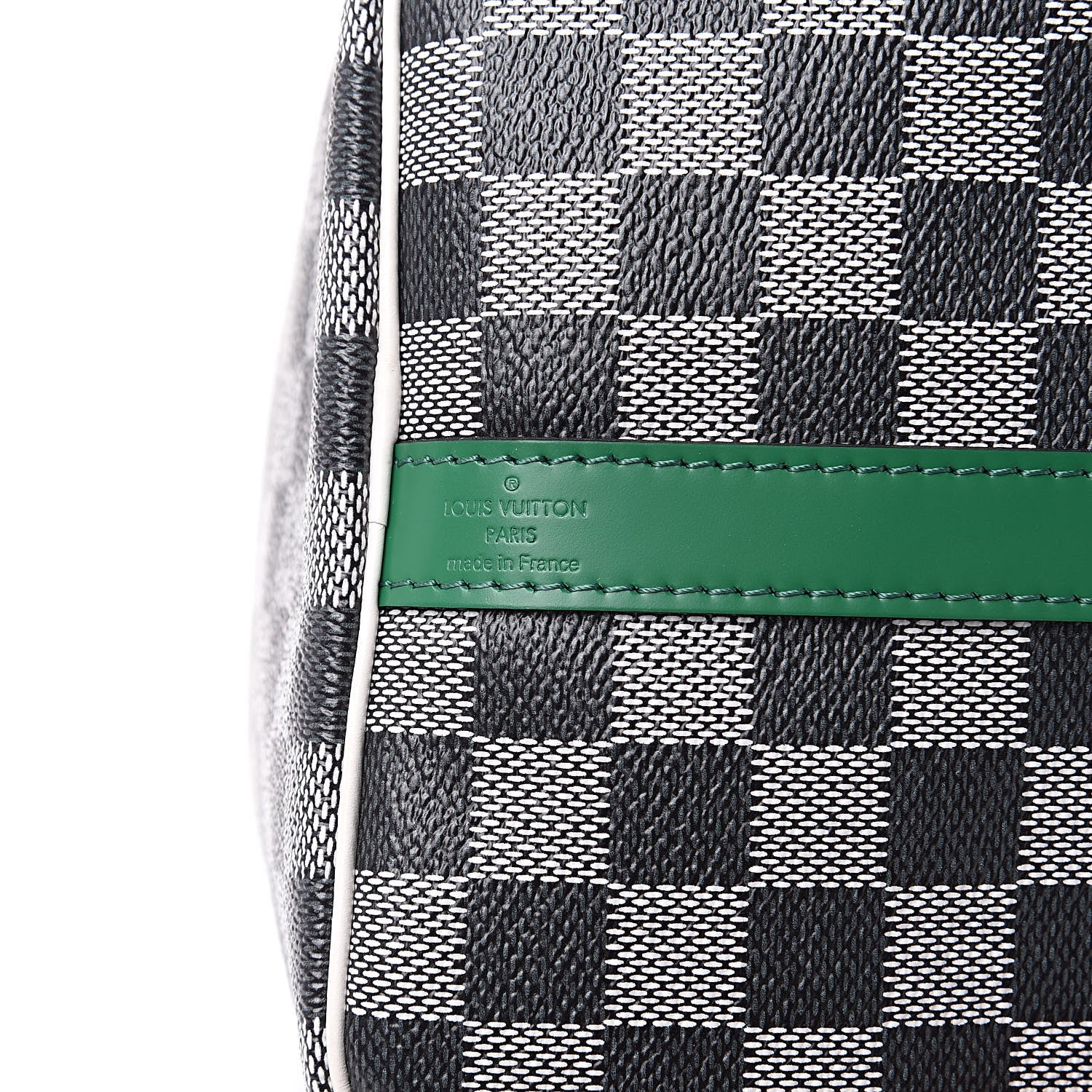 Louis Vuitton Damier Speedy Bandouliere 30 Black White 9 of 10