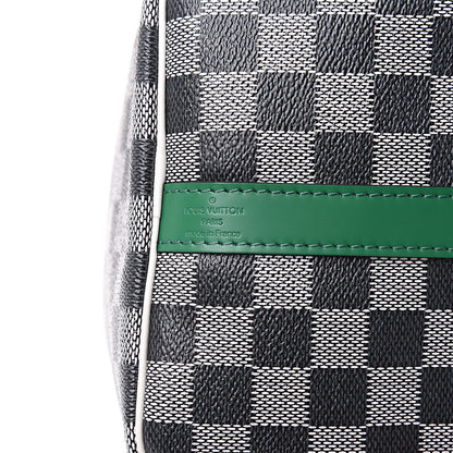 Louis Vuitton Damier Speedy Bandouliere 30 Black White 9 of 10