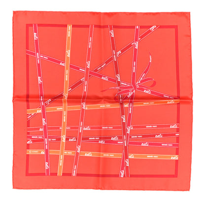Hermes Silk Bolduc Pocket Square Scarf 1 of 4