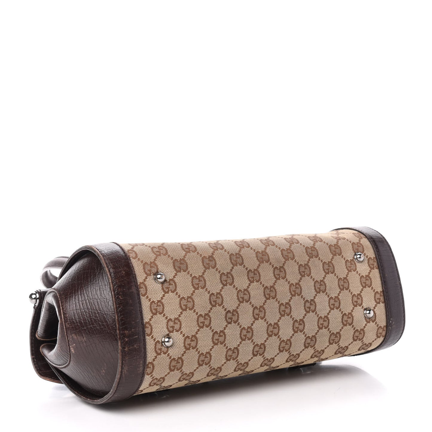 Monogram Bamboo Bullet Bag Dark Brown