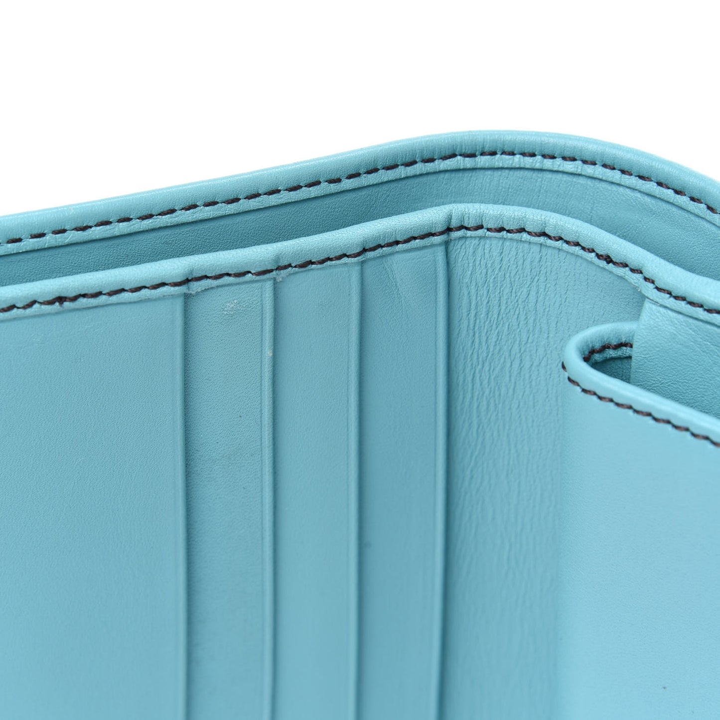 Zucchino Compact Wallet Brown Blue