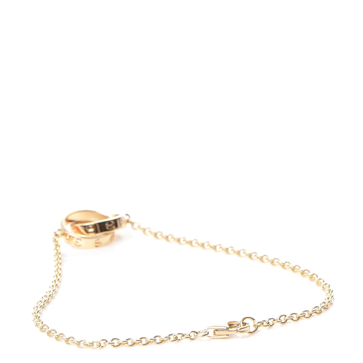 Cartier 18K Yellow Gold Interlocking LOVE Bracelet 4 of 10