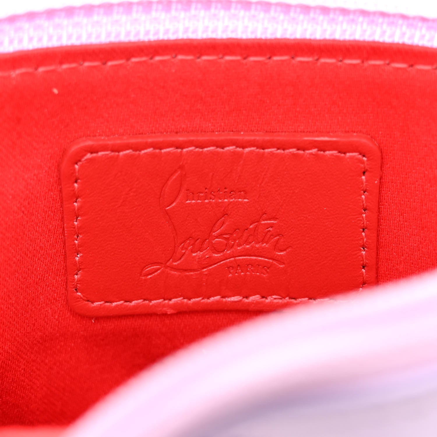 Christian Louboutin Empire Calfskin Spikes Fluorescent Loubilab Clutch Lilac 6 of 9