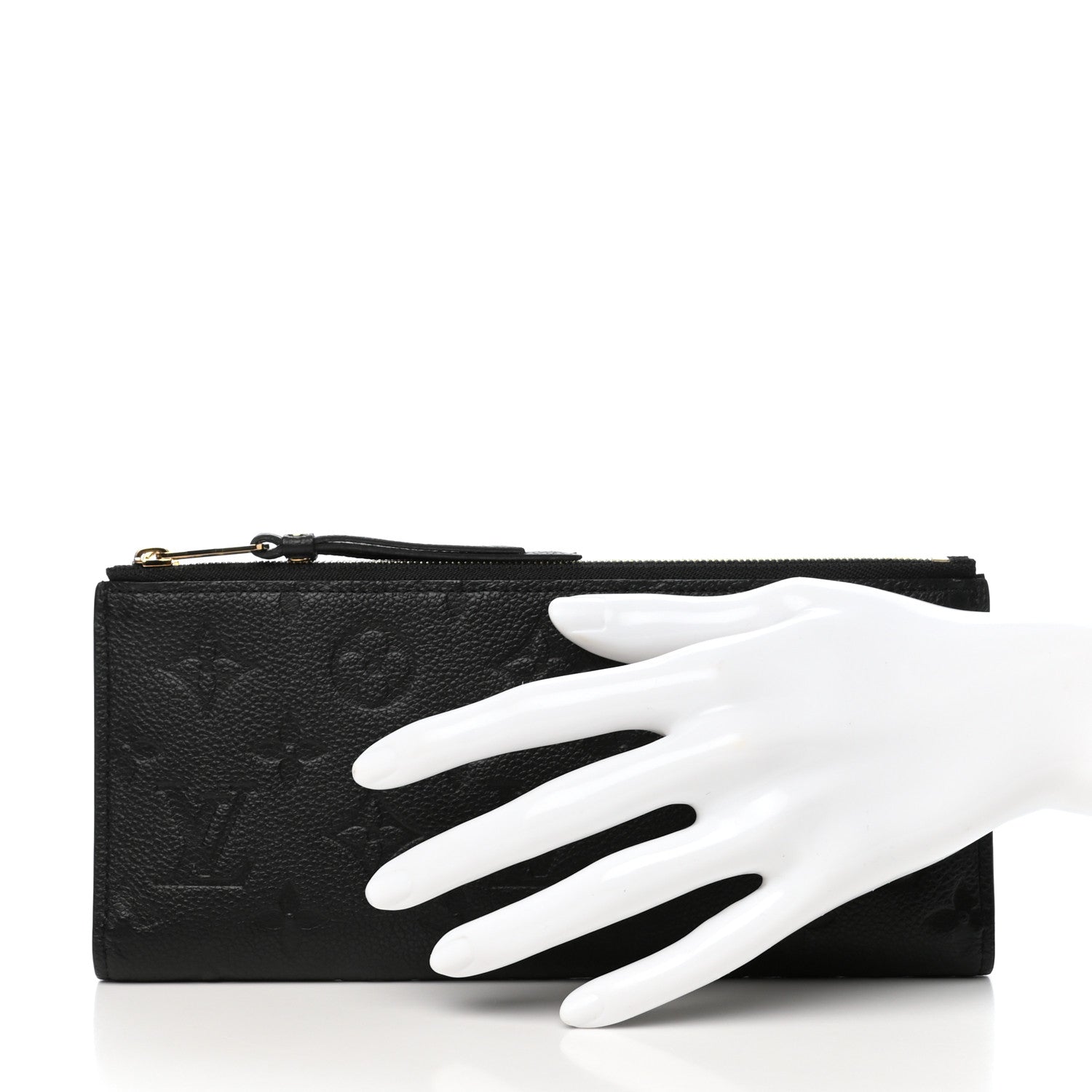 Louis Vuitton Empreinte Adele Wallet Black 2 of 7